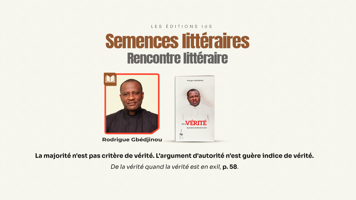 Rencontre littéraire avec le Père Rodrigue Gbédjinou