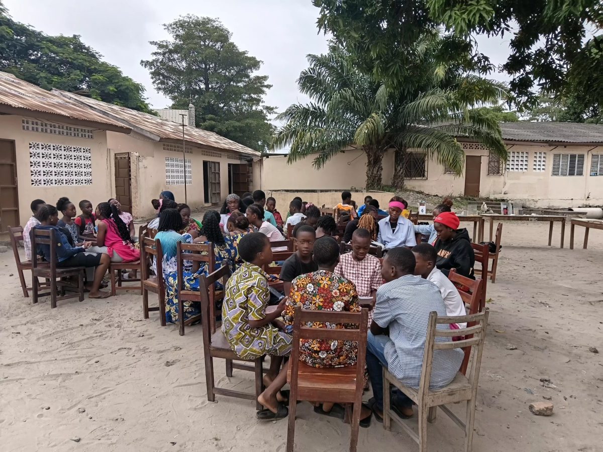 Animation littéraire au Collège Catholique Sainte Cécile de Cotonou